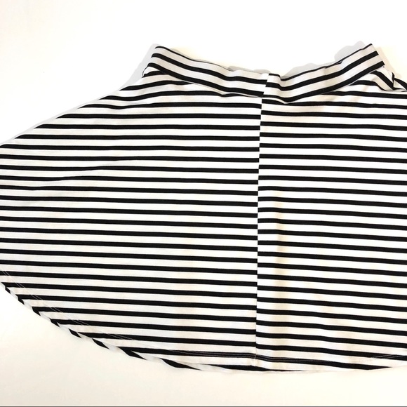 PINK VS Black and White Striped Skater Skirt - Picture 8 of 8